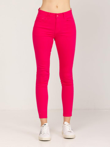 Tantra Dżinsy - Skinny fit - w kolorze różowym