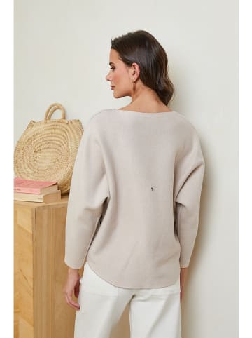 Soft Cashmere Pullover in Beige