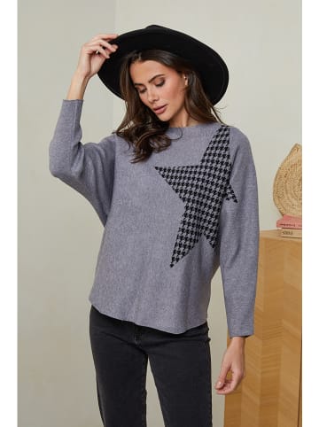 Soft Cashmere Trui grijs