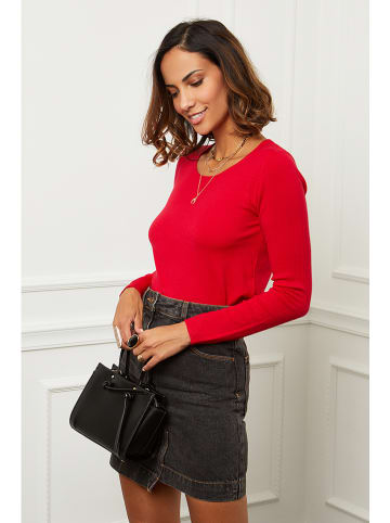 Soft Cashmere Pullover in Rot