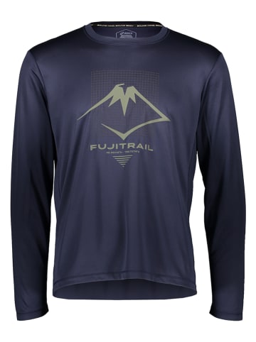 asics Koszulka sportowa "Fujitrail" w kolorze granatowym