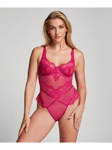 Hunkemöller Body "Amanza" w kolorze rÃ³Å¼owym