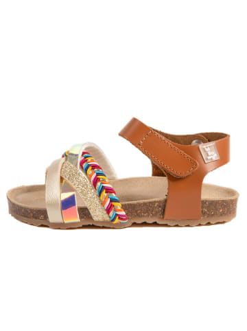 billowy Sandalen "Rosso" in Hellbraun