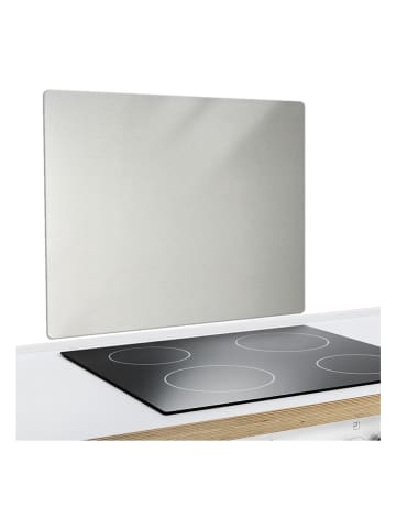 Wenko Fornuisafdekplaat zilverkleurig - (L)50 x (B)56 cm