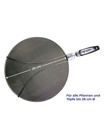 Wenko Pannendeksel zilverkleurig - (B)44,5 x (H)2 x (D)29 cm