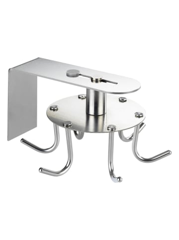 Wenko Hakenleiste in Silber - (B)8,5 x (H)7 x (T)12,5 cm