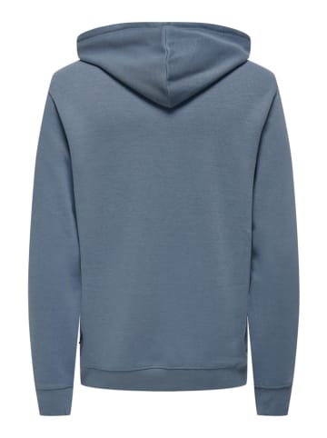 ONLY & SONS Hoodie in Blaugrau