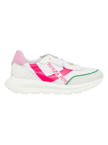 Patrizia Pepe Leder-Sneakers in Weiß