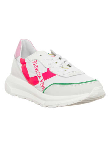 Patrizia Pepe Leder-Sneakers in Weiß
