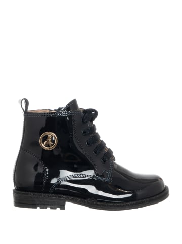 Patrizia Pepe Leren boots donkerblauw