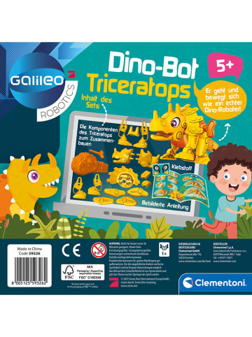 Clementoni Robot Galileo "DinoBot Triceratops" - 5+