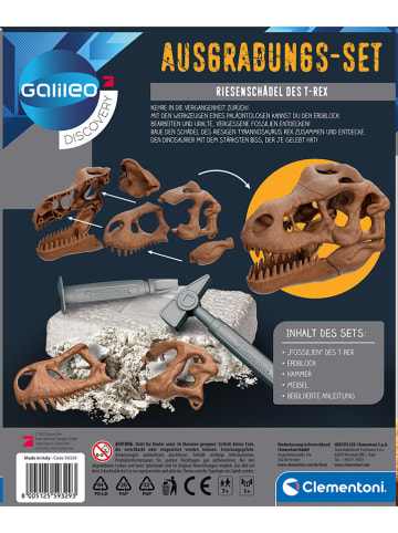 Clementoni Galileo-Ausgrabungsset "Riesenschädel des T-Rex" - ab 7 Jahren