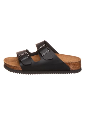 Birkenstock Leder-Pantoletten "Arizona"