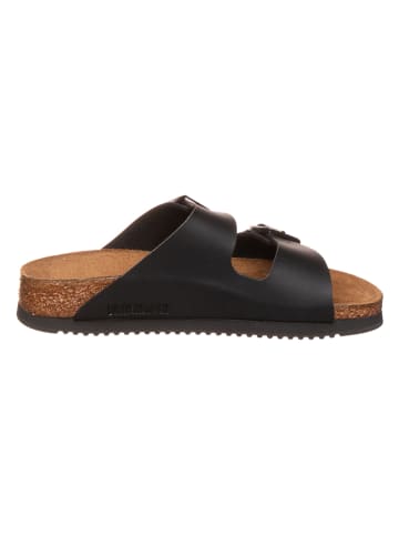 Birkenstock Pantoletten "Arizona" in Schwarz - Weite S