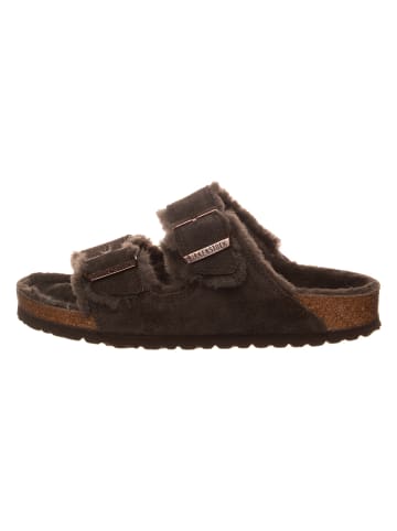 Birkenstock Pantoletten "Arizona" in Braun - Weite S
