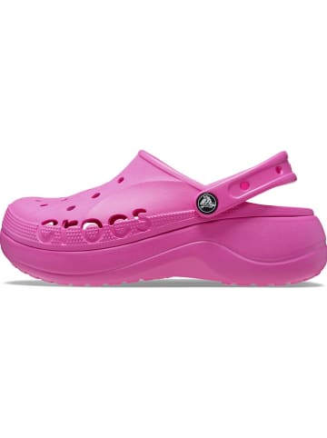 Crocs Chodaki "Baya Platform" w kolorze różowym