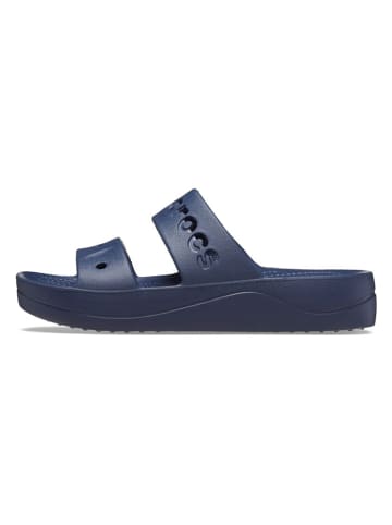Crocs Slippers "Baya Platform" donkerblauw