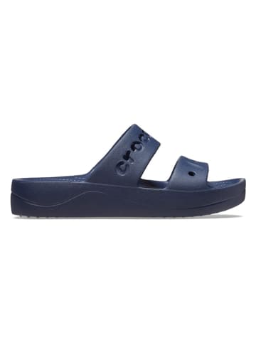 Crocs Pantoletten "Baya Platform" in Dunkelblau