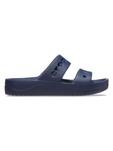 Crocs Slippers "Baya Platform" donkerblauw