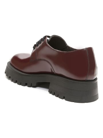 British Passport Leren veterschoenen bordeaux