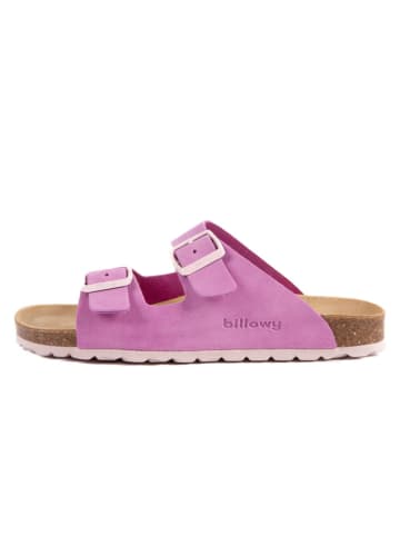 billowy Leren slippers paars