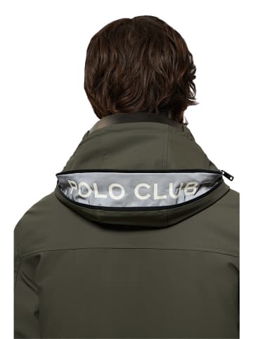 Polo Club Wintermantel in Khaki