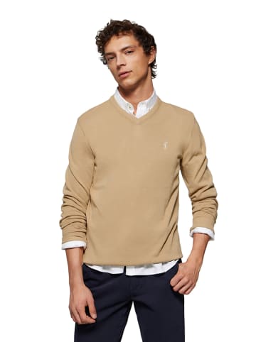 Polo Club Sweter w kolorze beżowym
