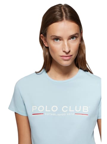 Polo Club Shirt in Hellblau