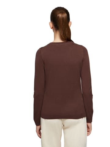 Polo Club Pullover in Dunkelbraun