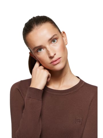 Polo Club Pullover in Dunkelbraun