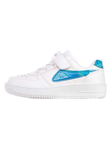 Kappa Sneakers "Bash" wit/turquoise