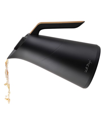 Vialli Design Dzbanek termiczny "Soho" w kolorze czarnym - 1 l