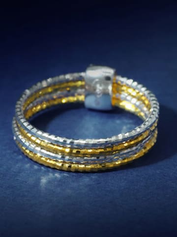 Rafaella Zilveren ring "Alcyone"  zilver/goud