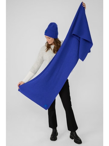 LIEBLINGSSTÜCK Sjaal met aandeel wol donkerblauw