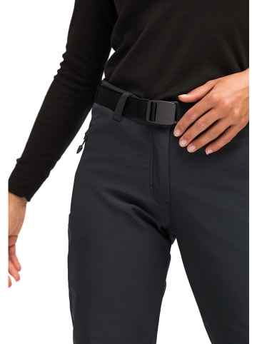 Maier Sports Spodnie softshellowe "Tech" w kolorze czarnym