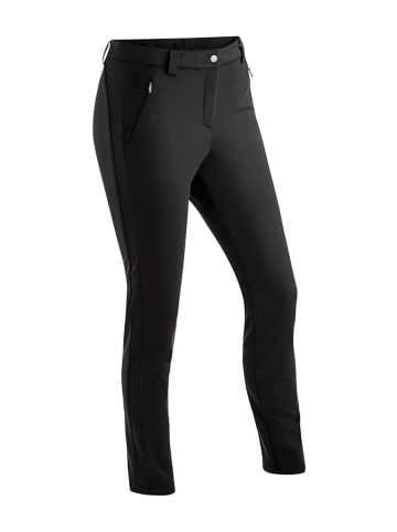 Maier Sports Spodnie softshellowe "Lapilli" w kolorze czarnym