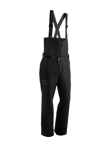 Maier Sports Spodnie narciarskie "Diabas Bib" w kolorze czarnym