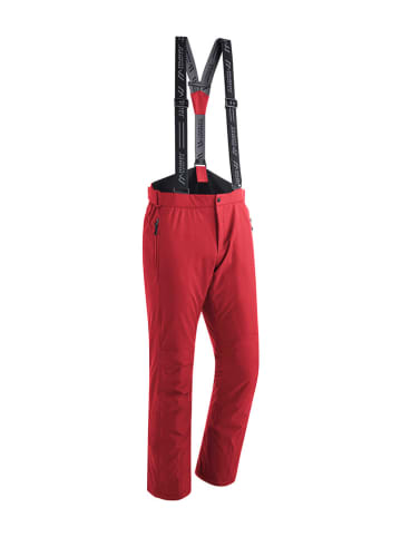 Maier Sports Spodnie narciarskie "Joscha" w kolorze czerwonym