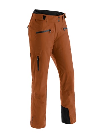 Maier Sports Spodnie narciarskie "Backline" w kolorze jasnobrązowym
