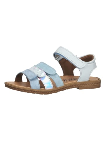 bama Leren sandalen lichtblauw