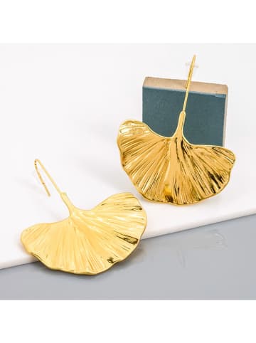 LA CHIQUITA Vergulde oorhangers