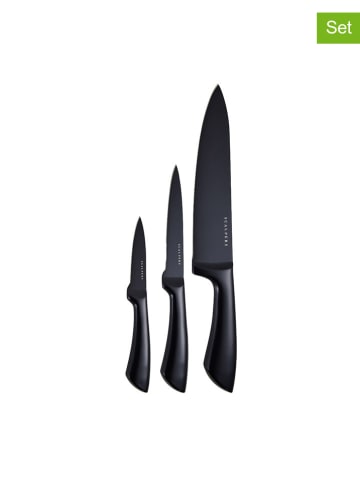 SCALPERS Noże (3 szt.) w kolorze czarnym
