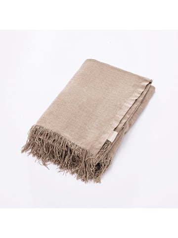 SCALPERS Deken "Chenille" beige - (L)190 x (B)140 cm