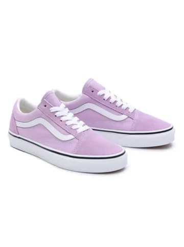 Vans Skórzane sneakersy "Old Skool" w kolorze fioletowym