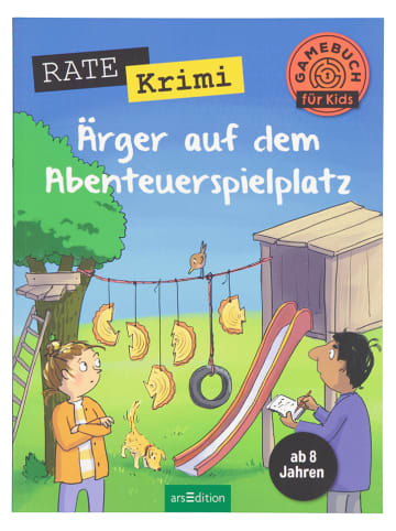 ars edition Rätselbuch "Rate-Krimi - Ärger auf dem Abenteuerspielplatz"
