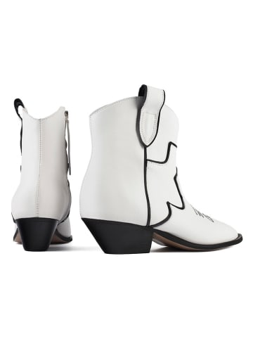 loft37 Cowboy-Boots "Double Rainbow" in Weiß