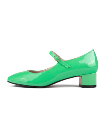loft37 Leren pumps "Fall In Love" groen
