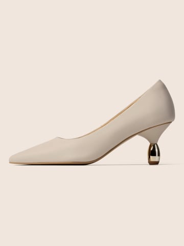 loft37 Leren pumps "Italian Job" crème