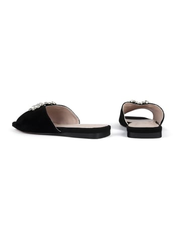 loft37 Leder-Pantoletten "Spell Of Desire" in Schwarz