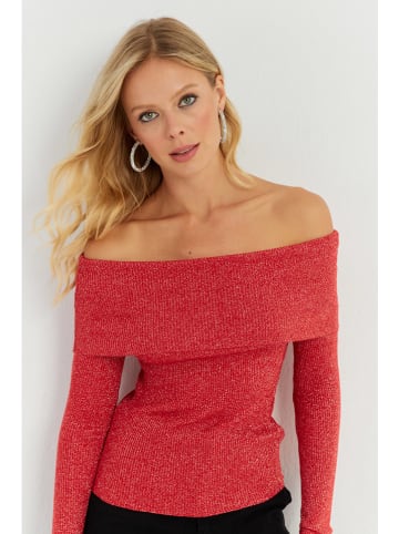So You Sweter w kolorze czerwonym